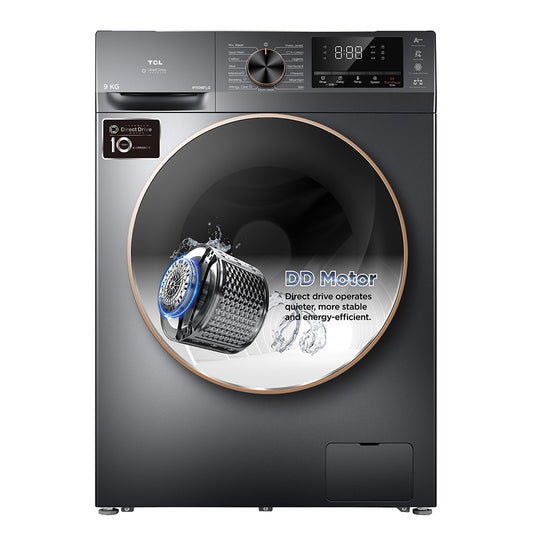 Tcl, Washer 10 Kg Front Load 1200rpm Dark Grey