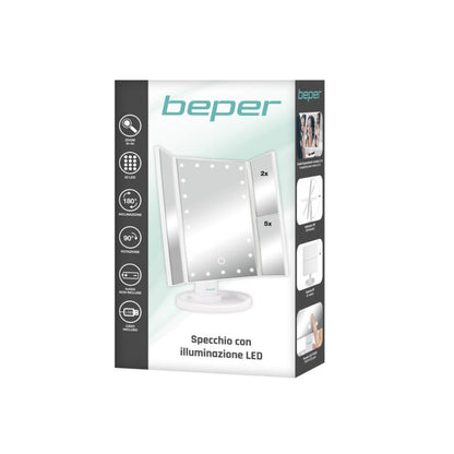 Beper, Make Up Mirror With Led Light, P302VIS050