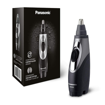 Panasonic Nose, Ear and Facial Hair Trimmer Wet-Dry [with Vacuum Cleaning System], PAN-01ER430K