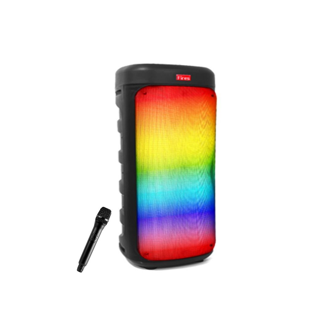 DPUS, Double Portable Speaker Karaoke Bluetooth 8 inch with Wireless Mic - SZ2211.