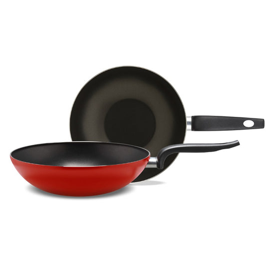 Piardi Home, Red Livered Wok Pan 28 cm
