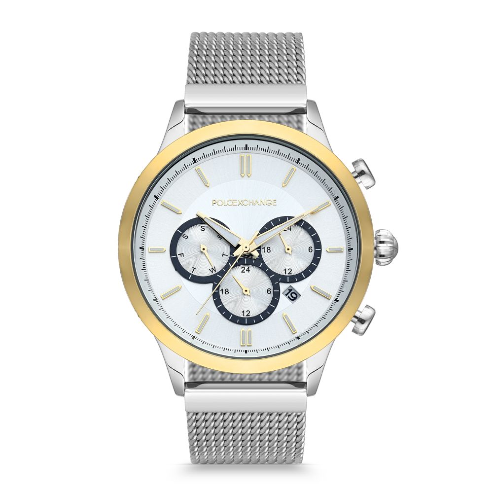 Polo Exchange, Men   Stainless Steel Watch