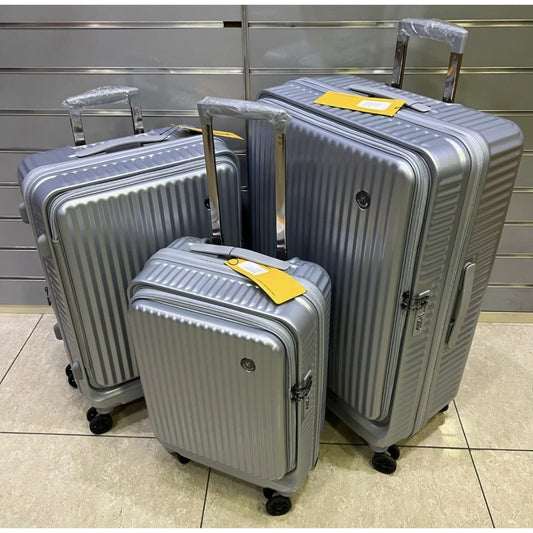 President, Light Weight polycarbonate  Expandable Spinner Wheels Luggage Suitcase W/TSA Lock 3 Piece Set, Available in Different Colors