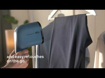 Braun, QuickStyle 3 Pro Garment Steamer, 70ML + 120ML, 1100W, GS3024BL