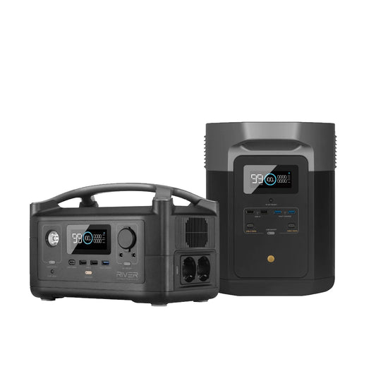 EcoFlow, Delta Pro Portable Power Station, 3600W 3600Wh Surge 7200W 1,000,000 Mah, Solar charge 1600W,Wifi