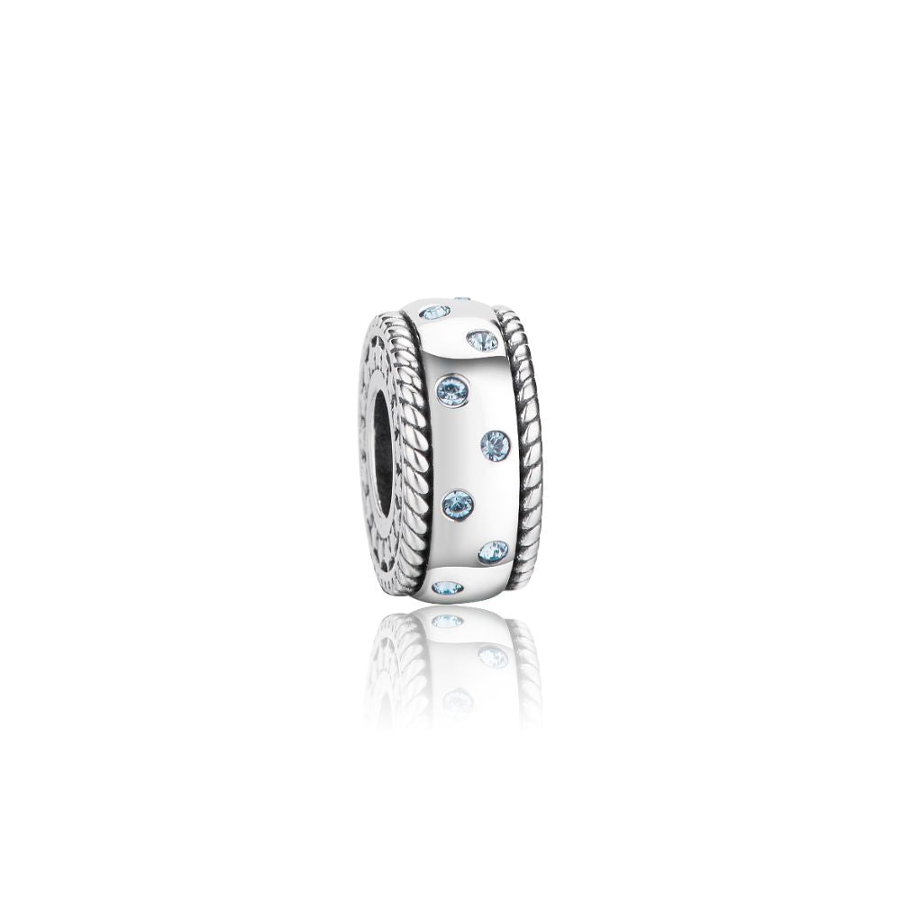 Polo Exchange, Woman Jewelries, Sterling Silver & Swarovski Crystal Charm