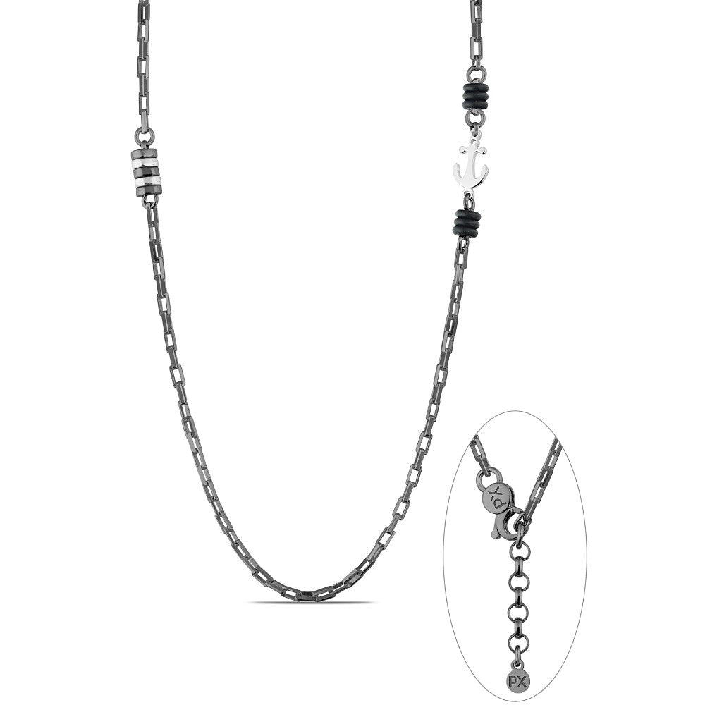 Polo Exchange, Man Silver Necklace