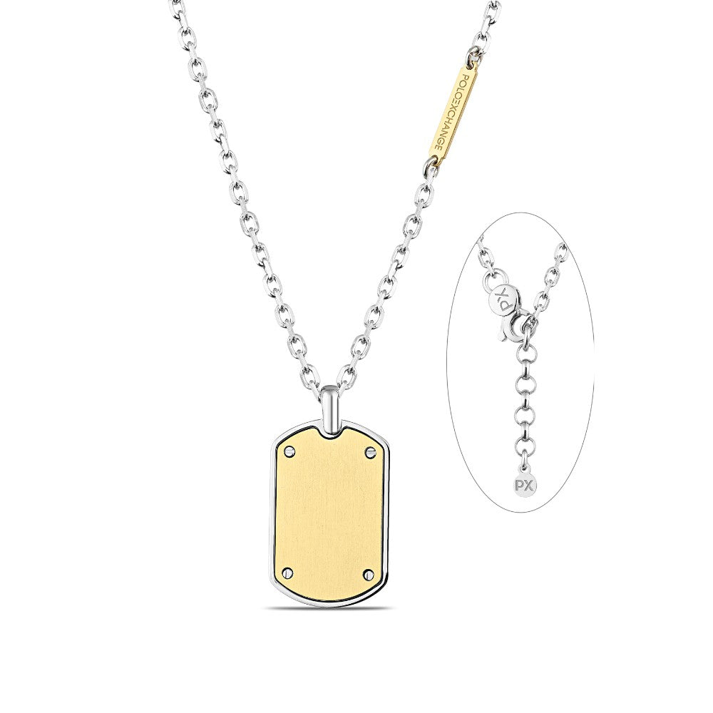 Polo Exchange, Man Silver Necklace