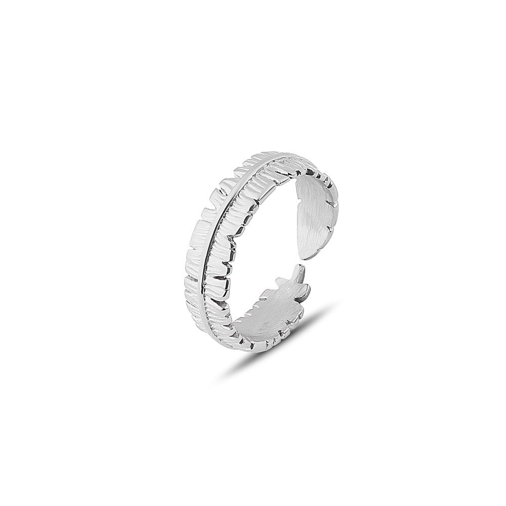 Polo Exchange, Women  Stainless Steel Ring Adjustable