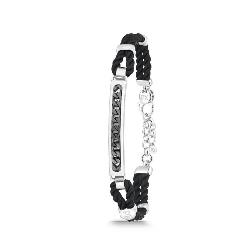 Polo Exchange, Man Silver Bracelet