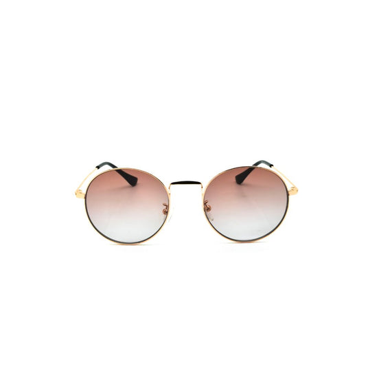Polo Exchange, Unisex Sunglasses, Pink Lenses, Rose Gold Frame, Rose Gold Temple.