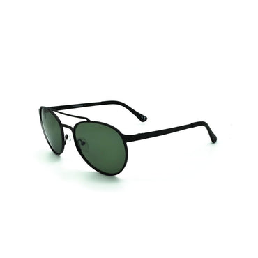 Polo Exchange, Unisex Sunglasses, Green Lenses, Black Frame, Black Temple.