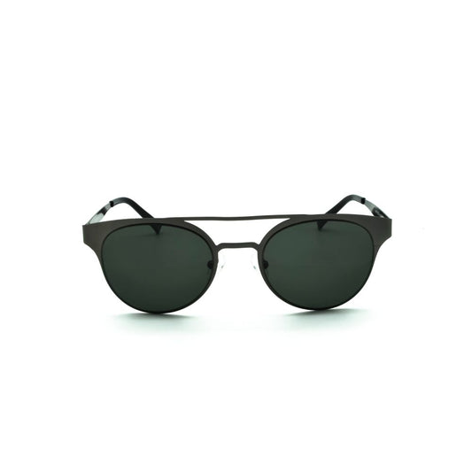 Polo Exchange, Unisex Sunglasses, Green Lenses, Grey Frame, Grey Temple.