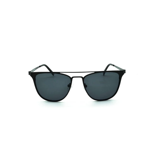 Polo Exchange, Unisex Sunglasses, Grey Lenses, Black Frame, Black Temple.