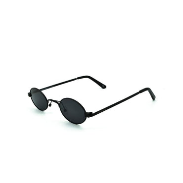 Polo Exchange, Unisex Sunglasses, Black Lenses, Black Frame, S. Black Grey Temple.