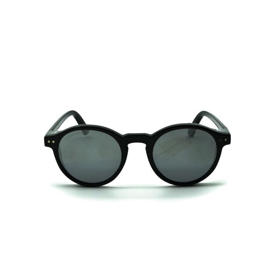 Polo Exchange, Unisex Sunglasses, Grey Lenses, S Black Frame, S.Black  Grey Mirro Temple.
