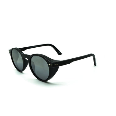 Polo Exchange, Unisex Sunglasses, Grey Lenses, S Black Frame, S.Black  Grey Mirro Temple.