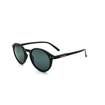 Polo Exchange, Unisex Sunglasses, S. Black Grey Lenses, Black Frame, Black Temple.