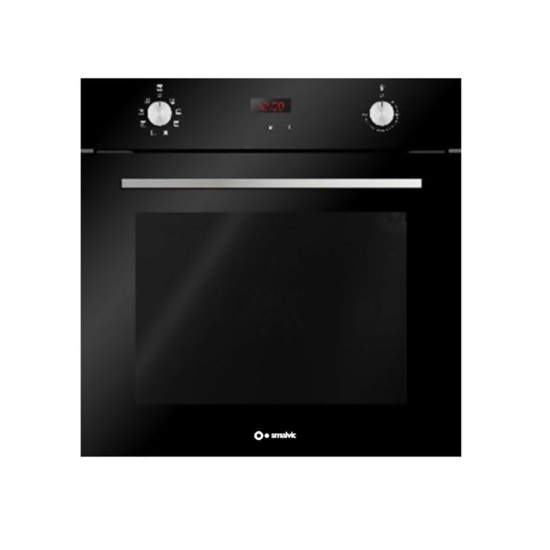 Smalvic Built-In Oven, 60cm, Gas-Electric Grill [Black], SMA-F60GEB1F