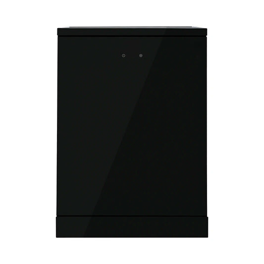 France Dishwasher, 15 Settings, 9 Programs, Auto Open Door - [Black Glass], FRN-D11054BGL