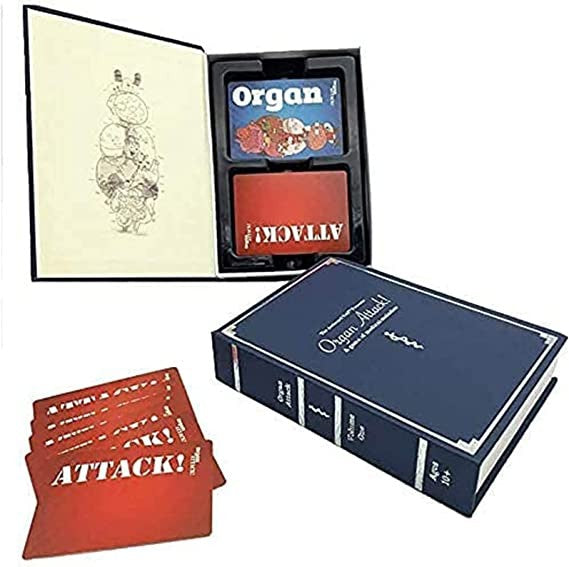 Qxue, Organ Attack! Tabletop Card Game for 2-6 Players