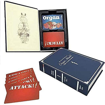 Qxue, Organ Attack! Tabletop Card Game for 2-6 Players