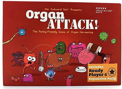 Qxue, Organ Attack! Tabletop Card Game for 2-6 Players