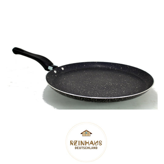 Reinhaus, Grey Aluminium Non Stick, Teflon Granite Outside and Inside 26 cm Crepe Pan Color Grey