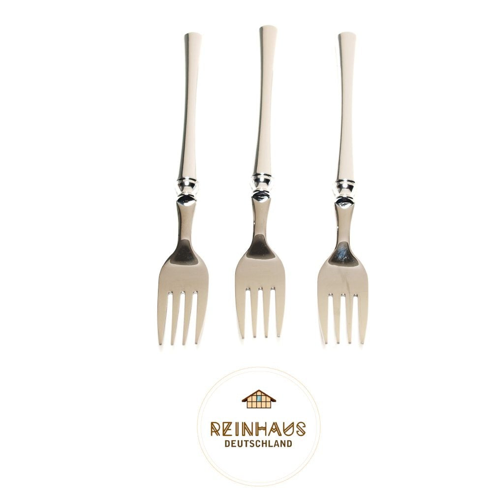 Reinhaus, Flatware / Cutlery / Stainless Steel Model Shine Star Dinner Fork Set 3pcs