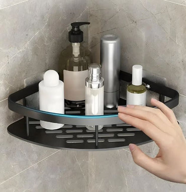 Reinhaus, Black Bathroom Racks Aluminium Alloy 2 Racks B/50