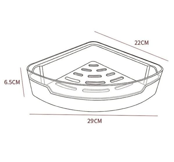 Reinhaus, Bathroom Racks Plastic 1 Rack B/32