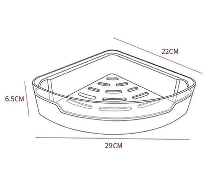 Reinhaus, Bathroom Racks Plastic 1 Rack B/32