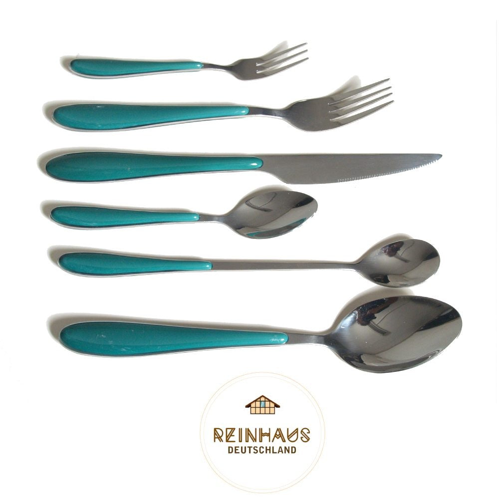 Reinhaus, Flatware / Cutlery / Stainless Steel Diamond Green Tea Spoon Set 3pcs