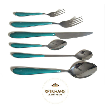 Reinhaus, Flatware / Cutlery / Stainless Steel Diamond Green Tea Spoon Set 3pcs