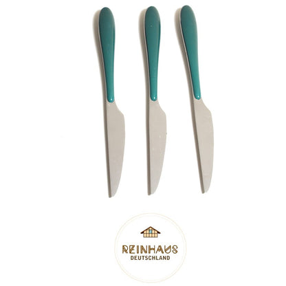 Reinhaus, Flatware / Cutlery / Stainless Steel Diamond Green Tea Spoon Set 3pcs
