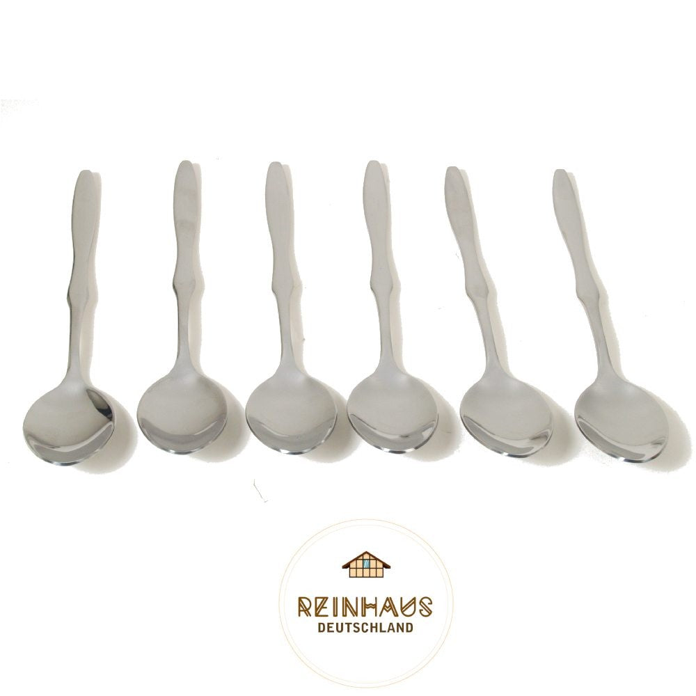 Reinhaus, Flatware / Cutlery / Stainless Steel Model Gourd Dinner Fork Set 6pcs