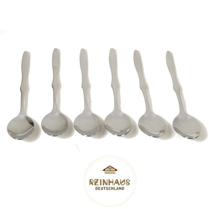 Reinhaus, Flatware / Cutlery / Stainless Steel Model Gourd Dinner Fork Set 6pcs