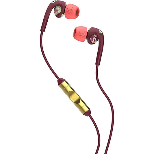 Skullcandy, Bombshell Floral/Plum Coral/Gold Mic3, S2Fxgm-432
