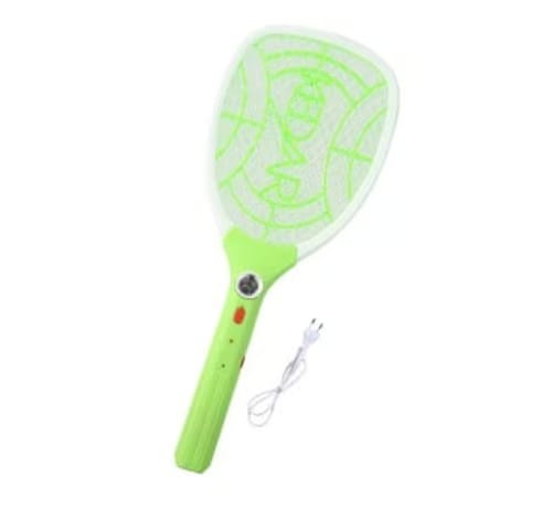 Gecko, Electric Mosquito Killer Racket,Rechargeable,With Torch,With Charging Cable