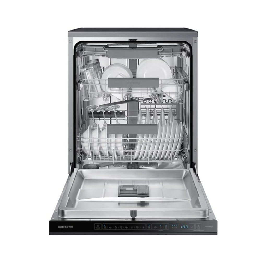Samsung Freestanding Dishwasher Series 11 Auto Door Open 14 Place Settings [Anthracite], DW60A8050FB/EU