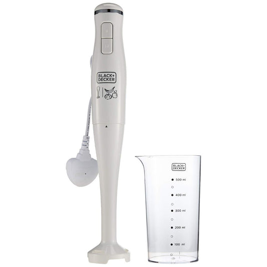 Black & Decker, 300W 2 Speed Stick Hand Blender With Beaker