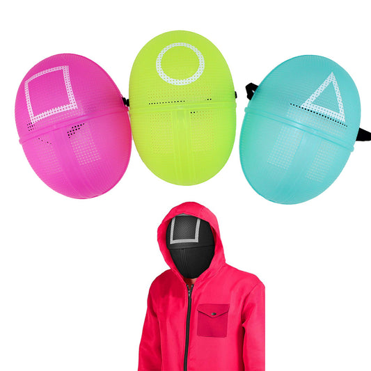 Squid Game, Colored Face Mask, Glow in the dark Available in Different Colors