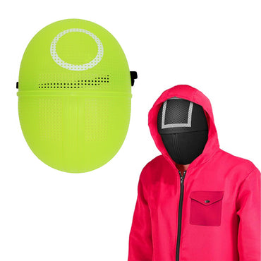 Squid Game, Colored Face Mask, Glow in the dark Available in Different Colors