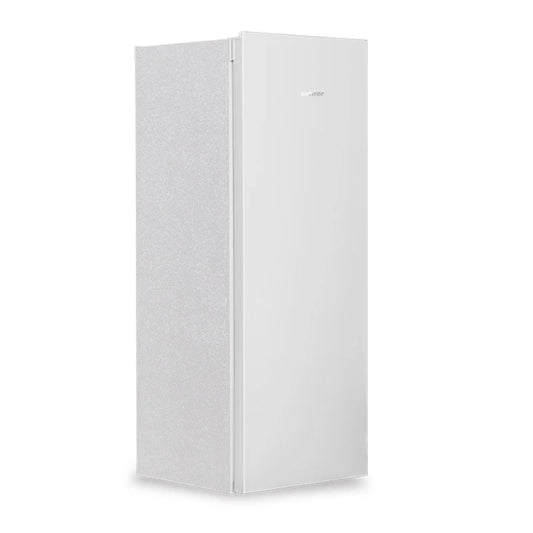 Simfer Upright Freezer, 4 Drawers + 2 Flap Defrost, Built-In Handle, Cooler, [White] - HxWxD 147x54x59cm
