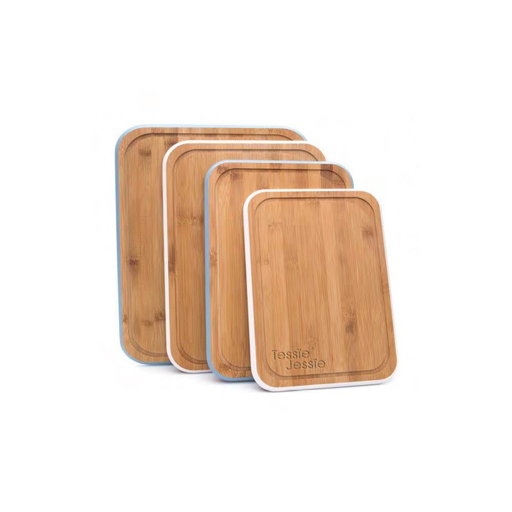 Tessie - Jessie Joyful Rectangular Bamboo Cutting Board, SK-9246