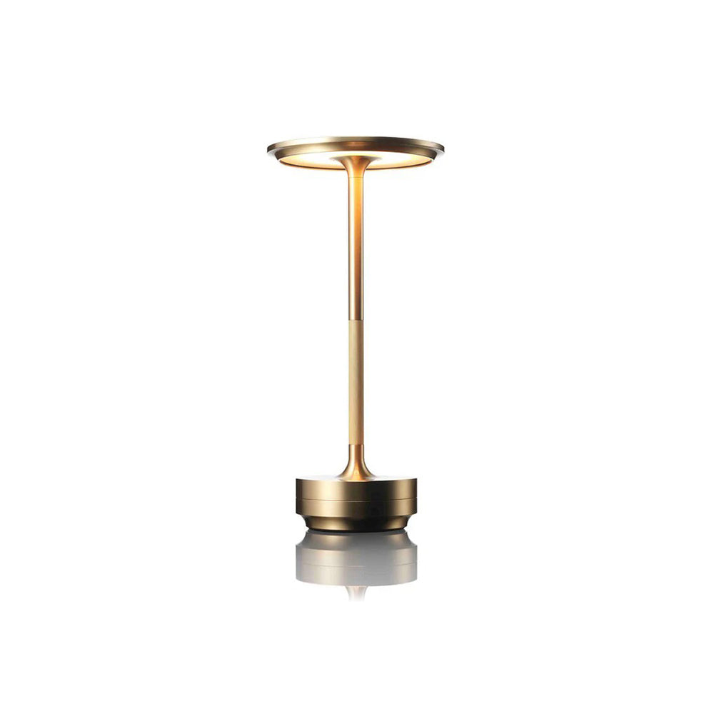 Premium Gold LED Table Lamp 28 cm - Elegant Ambient Illumination, SK195147
