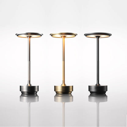 Premium Gold LED Table Lamp 28 cm - Elegant Ambient Illumination, SK195147