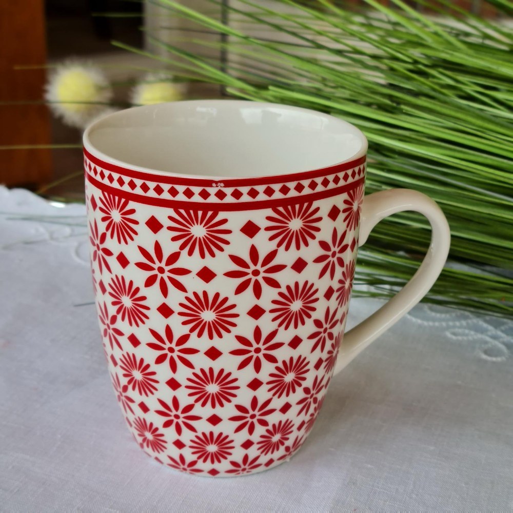 La Perla, New Bone China Mug 3 Pieces Assorted Designs
