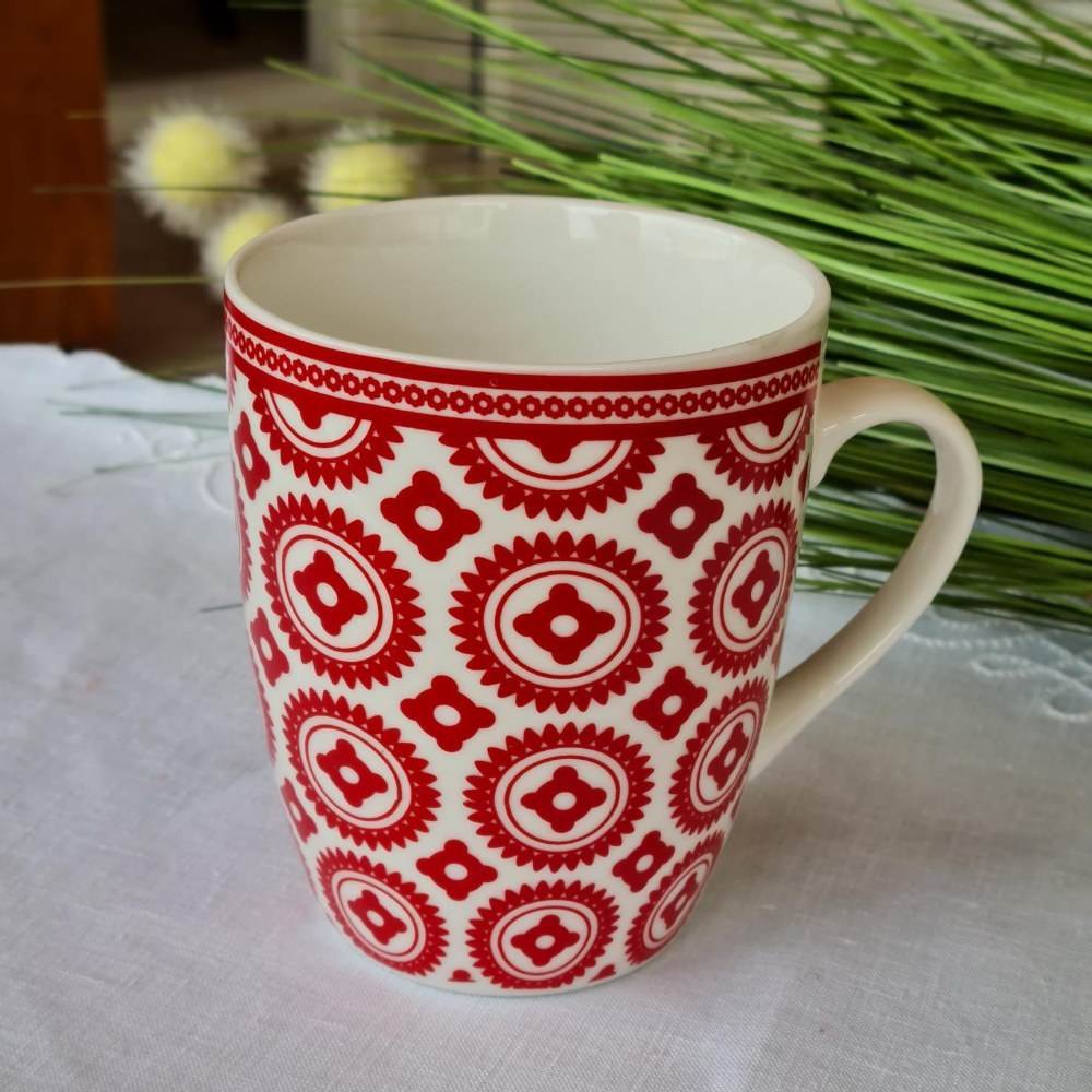 La Perla, New Bone China Mug 3 Pieces Assorted Designs