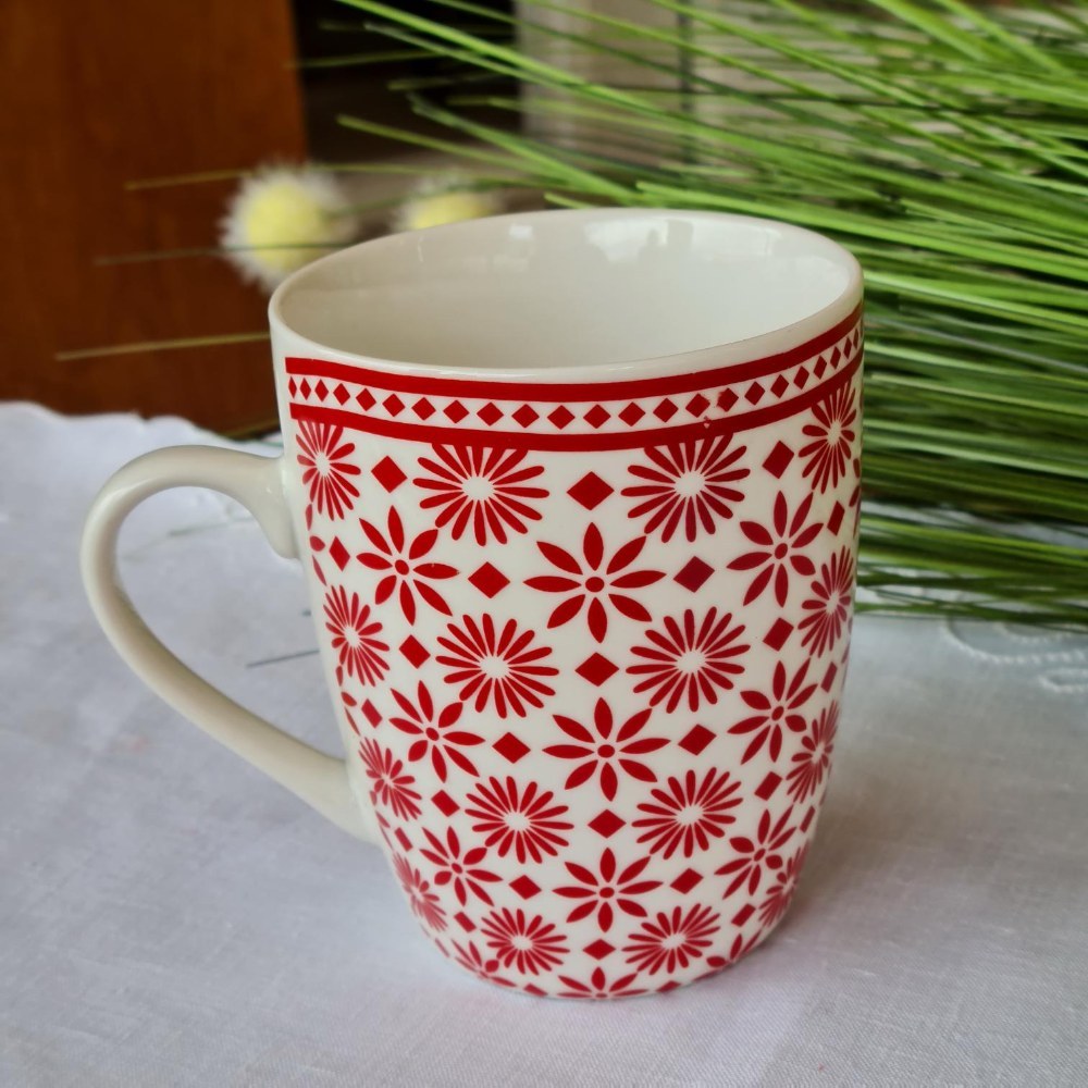 La Perla, New Bone China Mug 3 Pieces Assorted Designs